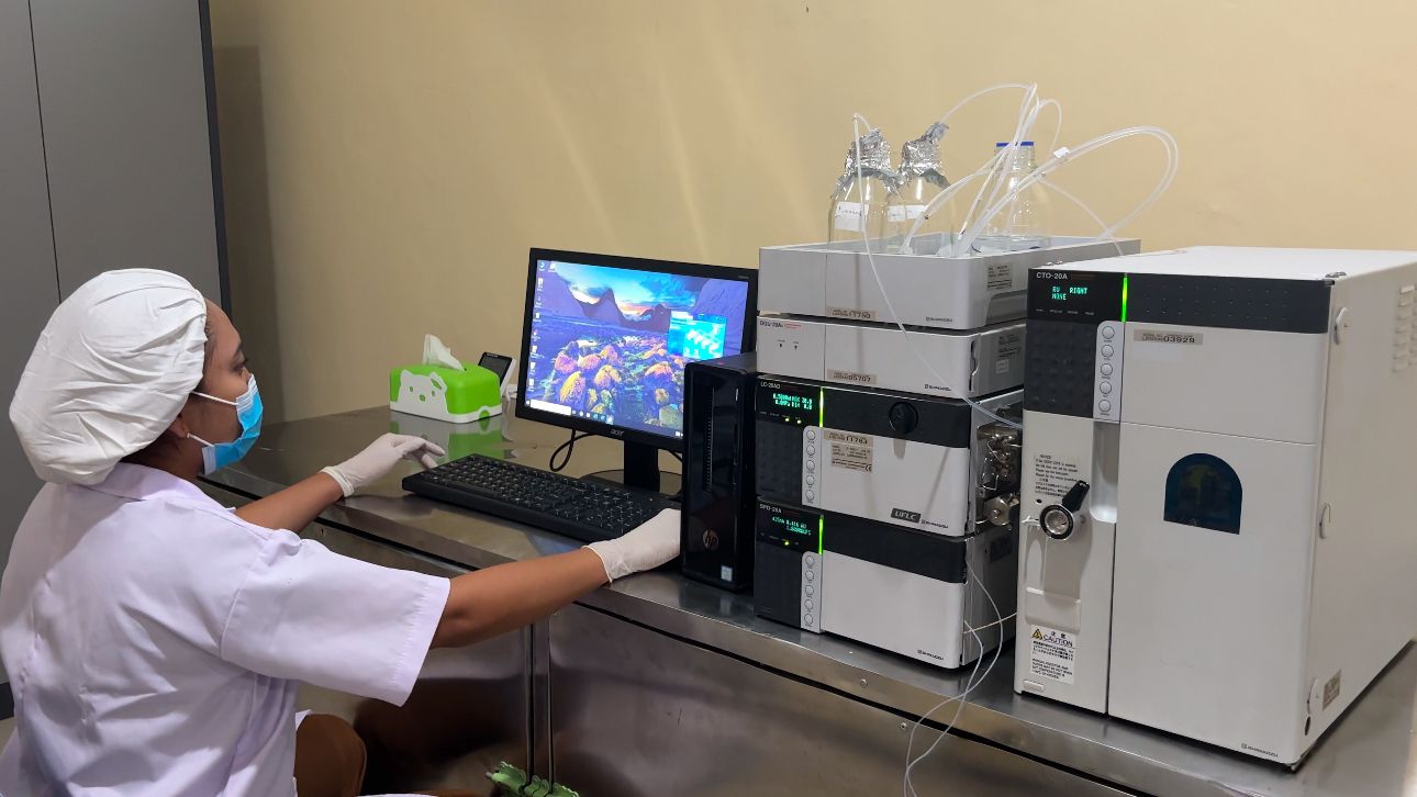 HPLC training and calibration successfully carried out at PT Inbi Nusantara Sejahtera